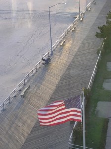 Boardwalk Flag, copyright 2009 Vivian R. Carter