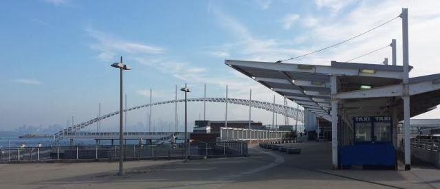St. George ferry terminal on Staten Island's North shore, August 2014