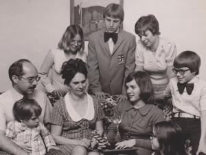 The whole family, 1974 